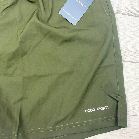 NEW HODO SPORTS Mens Hunter Green Drawstring Swim Trunks Board Shorts XXL - Picture 3 of 8